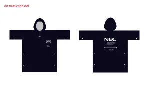 Áo mưa cánh dơi NEC 3 Áo mưa cánh dơi NEC