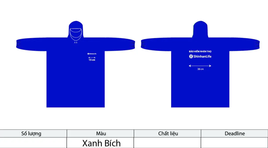 Áo mưa thương hiệu