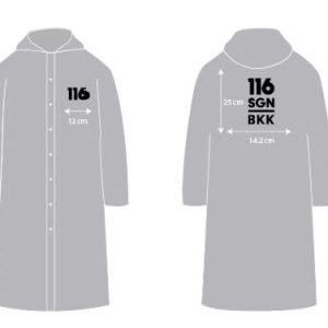Áo mưa vải nhựa PVC In Logo Thương Hiệu